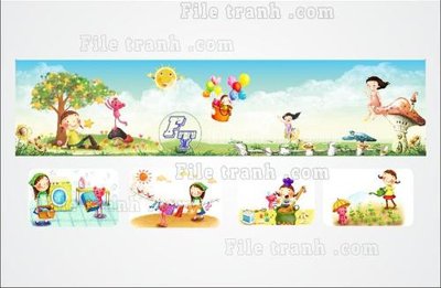 File tranh Mau Trang tri truong mam non (37) (gốc) chủ đề động vật