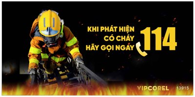 File tranh PANO khi phát hiện có cháy hãy gọi ngay 114 file corel (ảnh gốc) độc quyền