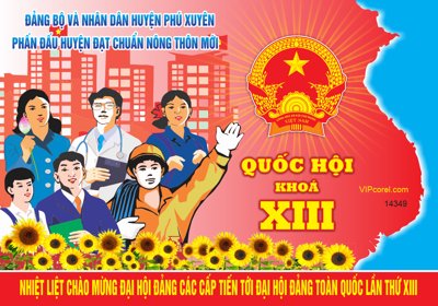 File tranh Pano bầu cử Chào mừng đại hội đảng các cấp #10 (gốc) chủ đề trẻ em