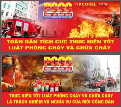 File gốc Pano phòng cháy và chữa cháy 2024 vector (in lụa) cao cấp