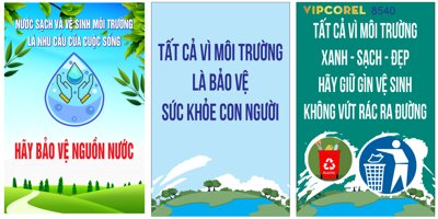 File in trần Pano tuyên truyền hãy bảo vệ nguồn nước (bản gốc) đại dương