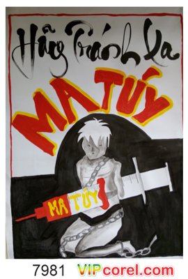 File tranh Pano tuyên truyền hãy tránh xa ma túy file corel (bản gốc) treo phòng ăn