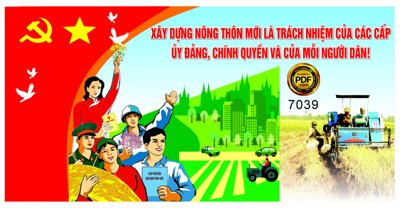 Tải file Pano xây dựng nông thôn mới là trách nhiệm... (gốc) làm tranh treo tường