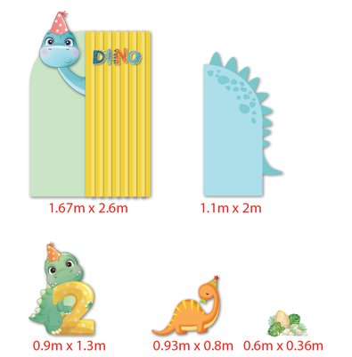 Mua file gốc Party sinh nhật chủ đề Khủng Long - Nino đẹp #1 file EPS (chất lượng) tại Filetranh.com