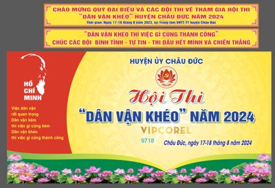 File gốc Phông hội thi Dân Vận Khéo năm 2024 vector (vector) cho in ấn