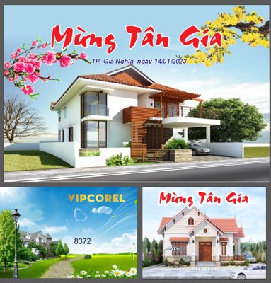 File gốc Phông mừng tân gia nhà phố - Gia nghĩa file corel (phiên bản chuẩn) để in ấn