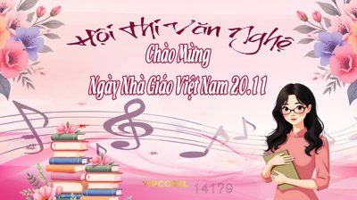 Tải file Phông nền hội thi văn nghệ chào mừng 20-11 file PSD #7 (gốc) làm tranh treo tường