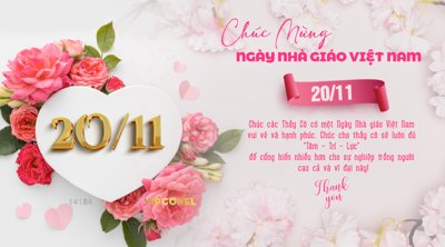 Tệp tin gốc Phông nền ngày nhà giáo Việt Nam 20-11 file PSD #12 (dùng cho in ấn) chuyên nghiệp
