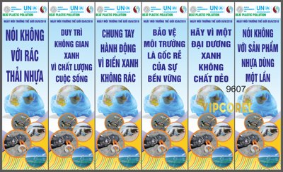 Hình ảnh file gốc in lụa Phướn thả ngày môi trường thế giới vector