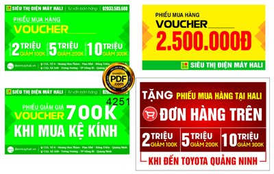 File tranh gốc Phiếu mua hàng Voucher giảm giá CorelDRAW chủ đề hiện đại