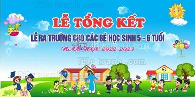 File tranh gốc Phong nen tong ket nam hoc (12) (bản quyền) độc đáo