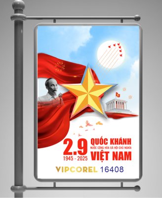 Tải file gốc Poster kỷ niệm Quốc Khánh 2.9 file corel (bản PSD) gốc