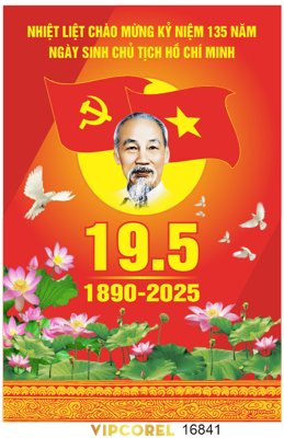 Tải file Poster kỷ niệm ngày sinh chủ tịch Hồ Chí Minh #2 (ảnh gốc) 300dpi Poster kỷ niệm ngày sinh chủ tịch Hồ Chí Minh #2