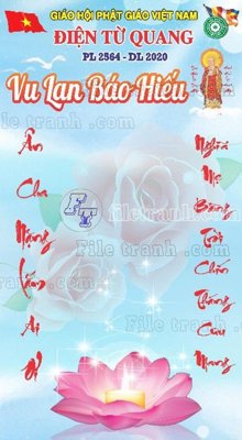 File in ấn Poster mua vu lan bao hieu (7) (bản gốc) cao cấp