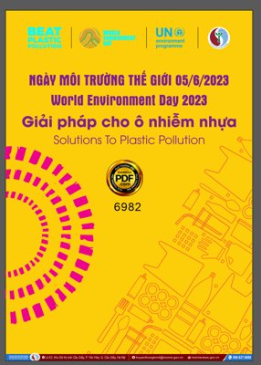 File gốc Poster ngày môi trường thế giới 2023 file corel (cho in 3D) độc đáo