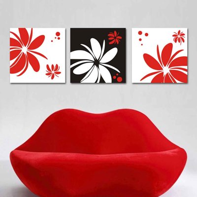 File gốc Tải tranh bộ ghép 3 tấm hoa trừu tượng #32 (chuẩn CMYK) cho nhà in