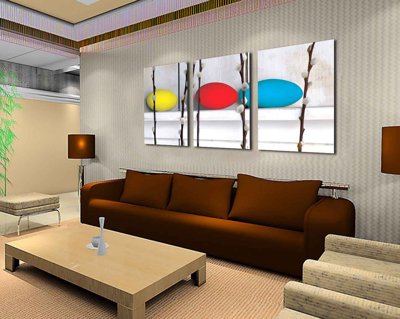 Ảnh gốc Tải tranh bộ ghép 3 tấm những bông hoa #105 (siêu chi tiết) để in ấn