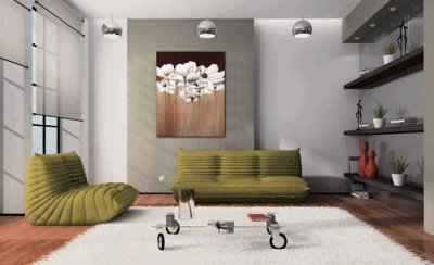 File gốc Tải tranh bộ ghép 3 tấm những bông hoa #117 (in lụa) tranh mã đáo