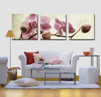 File in trần Tải tranh bộ ghép 3 tấm những bông hoa #150 (file gốc) chủ đề vũ trụ