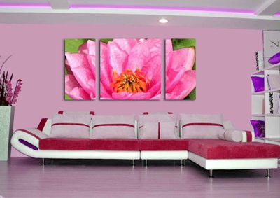 Tải file Tải tranh bộ ghép 3 tấm những bông hoa #200 (gốc) in ấn chất lượng