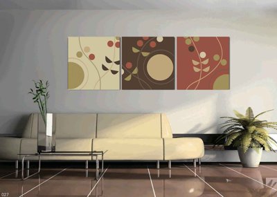 File gốc Tải tranh bộ ghép 3 tấm những bông hoa #49 (chuẩn màu) cho in offset