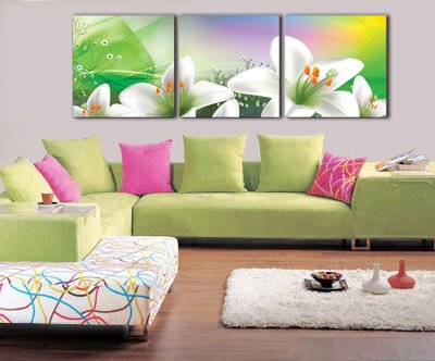 Tải file Tải tranh bộ ghép 3 tấm những bông hoa #74 (gốc) in ấn ngay lập tức