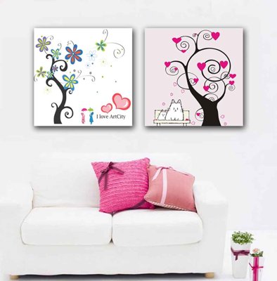 File gốc Tải tranh bộ ghép 3 tấm trang trí trừu tượng #32 (in ấn) không giới hạn