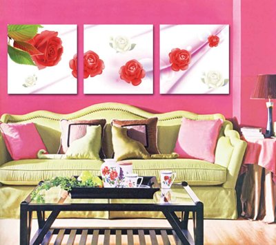 File gốc Tải tranh ghép treo tường bộ 3 tấm đẹp #7 (in 3D) cho trang trí