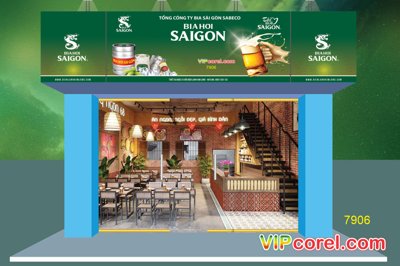 Tải về file gốc Tổng công ty bia hơi sài gòn Sabeco file corel (dùng cho in quảng cáo)