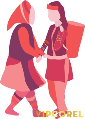 File gốc in tráng gương Tổng hợp hình ảnh phụ nữ tách nền file PNG chi tiết