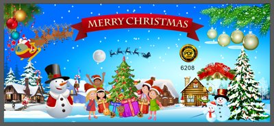 File gốc in mica Tổng hợp market lễ Giáng Sinh - Merry Christmas file corel chất lượng