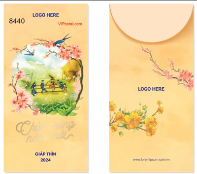 Tải file Tổng hợp thiệp chúc tết 2024 vector file corel (gốc) in ấn chất lượng