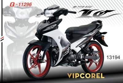 File tranh Tem decal xe Exciter 2011 vector file corel (ảnh gốc) không bị mờ