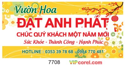 Tải file Tem nhãn mác Vườn Hoa Đạt Anh Phát file vector (ảnh gốc) in tranh kính
