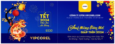 File gốc Thiệp chúc mừng năm mới xuân 2024 vector #6 (dành cho quảng cáo)