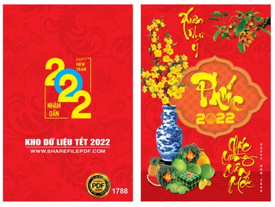 File gốc in tráng gương Thiệp tết chúc mừng năm mới 2022 #9 file PDF & CDR chi tiết