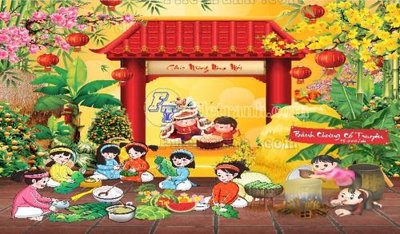 File ảnh Tieu canh Tet (3) (gốc) in poster