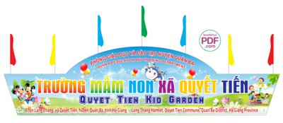 Mua file gốc Trường mầm non xã Quyết Tiến file PDF & CDR (PSD) tại Filetranh.com