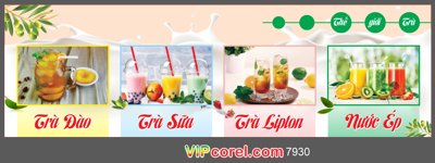 Download file Trang trí decor - Thế giới trà - quán trà sữa (chuẩn in) Trang trí decor - Thế giới trà - quán trà sữa