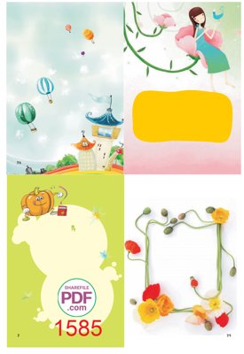 File tranh Trang trí mầm non -Bảng thi đua #18 file PDF & CDR (gốc) in trên kính