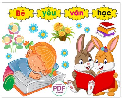 Download file Trang trí phòng học - file bé yêu văn học #4 file PDF & CDR (chuẩn in) Trang trí phòng học - file bé yêu văn học #4 file PDF & CDR