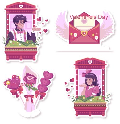 File gốc Trang trí valentine's day file corel (cho in 3D) độc đáo