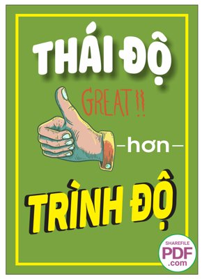 Tải file Tranh động lực thái độ great hơn trình độ file vector PDF (gốc) in ấn ngay lập tức