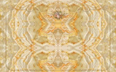 File gốc Tranh 3D giả đá - vân đá - vân đối xứng #13 (in lụa) tranh thuận buồm