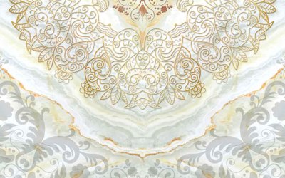 Tệp tin gốc Tranh 3D giả đá - vân đá - vân đối xứng #33 (dùng cho in ấn) chuyên nghiệp