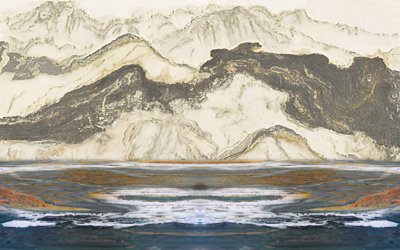 Download file gốc Tranh 3D giả đá - vân đá - vân đối xứng #44 (dùng cho in ấn)