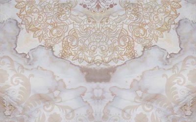 File tranh gốc Tranh 3D giả đá - vân đá - vân đối xứng #56 (bản quyền) độc đáo