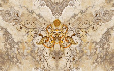 Tải file gốc Tranh 3D giả đá - vân đá - vân đối xứng #65 (in bạt) quảng cáo