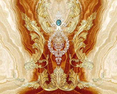 Tải file Tranh 3D giả đá - vân đá - vân đối xứng #81 (PSD) cho in tranh 3D