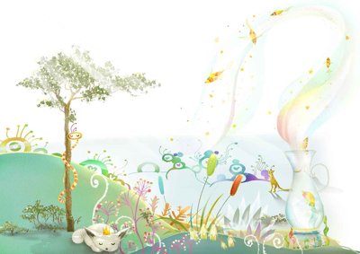 File gốc Tranh 3D hoạt hình dễ thương cho bé thiếu nhi #43 (trang trí) phòng làm việc